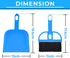Mini Broom and Dustpan Set - Compact Cleaning Kit for Home, Car, Camping, and Travel - Mint Green
