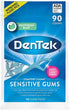 DenTek Comfort Clean Floss Picks, Soft Silky Ribbon, 90 Count (Pack of 6)