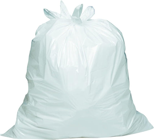 Amazon Basics 8 Gallon Flap Tie Trash Bags, 80 Count, Fresh Scent