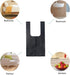 Kitchen Garbage Bags, Black Trash Bag, 100 Counts 4 Gallon, 45x60Cm with Handles for Bathroom