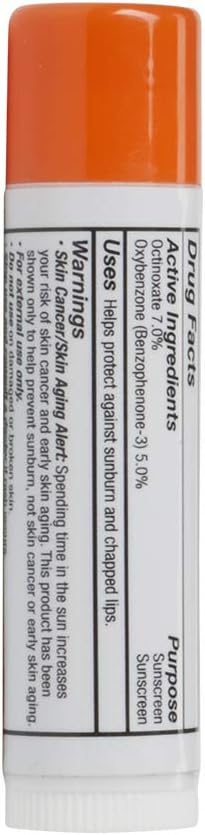 Quantum Health Super Lysine+ Coldstick, Tangerine Flavored, Herbal Lip Balm, SPF 21, 5 Gm