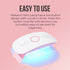 Makartt UV LED Nail Lamp - 6W Mini USB Portable Light for Gel Nails, Fast Drying, 60S Timer