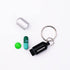 munkees Portable Pill Case, Small Waterproof Capsules EDC Keychain, Travel Pill Bottle for Camping, Hiking,