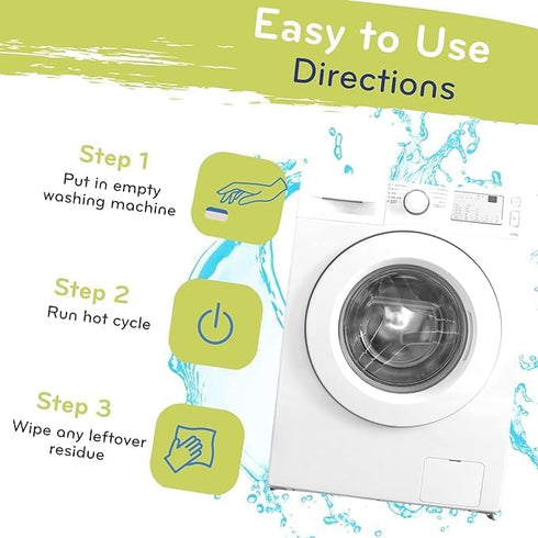 Eco Swirlz Washing Machine Cleaner, 24 Count for Effective Cleaning