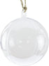 Super Z Outlet Clear Plastic Acrylic Bath Bomb Mold Shells Kit, 12 Pack (60mm)