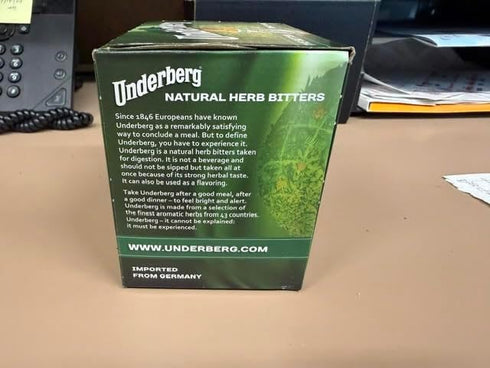 Pack 12 Underberg - One House Bar of Underberg bottles