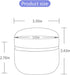 Topwon Powder Case with Powder Puff, Body Powder Container for Baby & Mom (Flower)