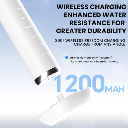 Sensor,5 2 38000 4 Electric Toothbrush, with Pressure Cleaning Modes, Minute Timer and QuadPacer, VPM Electric Motor