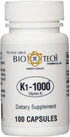 Bio-Tech K1-1000 (Vitamin K-1), 100 Capsules