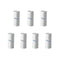 SUBEKYU Mini Trash Bags, 105 Count / 7 Rolls White Trash Bags for Mini Desktop Wastebasket of Various Sizes