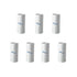 SUBEKYU Mini Trash Bags, 105 Count / 7 Rolls White Trash Bags for Mini Desktop Wastebasket of Various Sizes