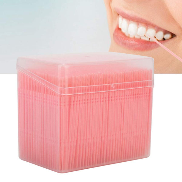 Double-Head Toothpick - 1100pcs Teeth Cleaning Tool Portable for Tooth Care