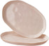 SILVER SPOONS 3 PC Hammered Serving Trays, Disposable 12" x 7" Plastic Platters for Upscale Celebrations