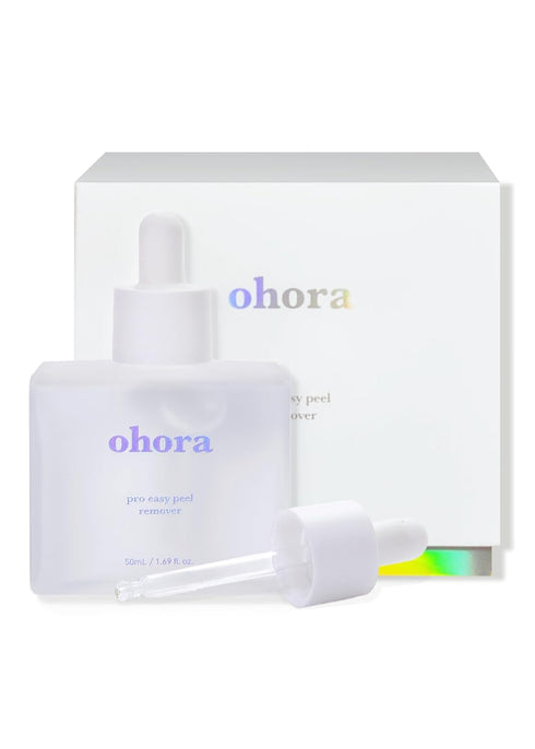 ohora Easy Peel Remover - Semi-Cured Gel Nail Strip Remover with Hygienic Dropper, Vegan, Cruelty-Free