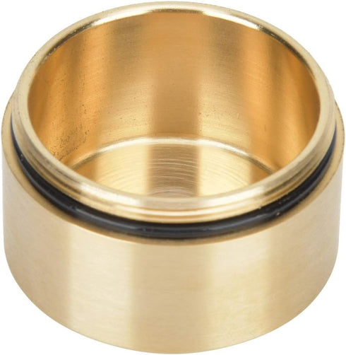 Keenso Waterproof Brass Pill Box, Dustproof Travel Pill Case, Round Copper Pill Fob Holder -pro Dry (M)