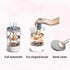 White Transparent Electric Makeup Brush Cleaner, New Version Lazy Automatic Cleaning Tool for Makeup Brushes