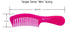 Krest Teal Tangle Tamer Curved Tooth Comb