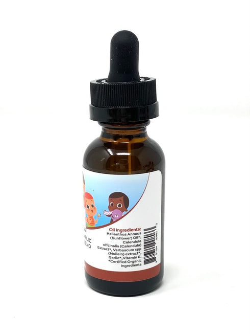 Punkin Butt Baby Ear Oil | Organic Garlic, Mullein, Calendula Ear Drops for Infants (1 oz)