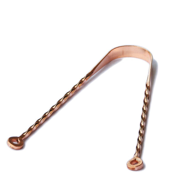 Wonder Care Copper Tongue Cleaner Couples Pack | Ayurvedic Combo Pack | Copper Twister Cleaner Scraper for Adults