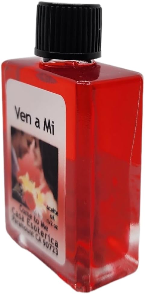 Come to Me Oil (Ven a Mi Aceite) Spiritual Anointing Oil by CASA ESOTERICA MAGICK SPACE- Relationship Spell - Attraction & Love Spell - for Drawing Romance & Desires-0.5 FL OZ