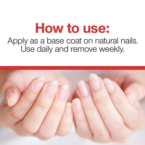 Probelle Nail Strengthener and Growth, Natural Nail Strengthening Clear Polish, Repair Treatment for Damaged and Thin