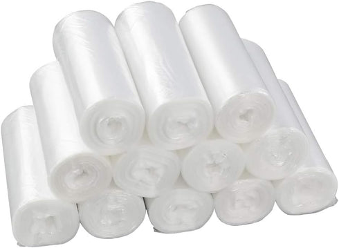 Pekky 5 Gallon Clear Trash Bags, Bin Liners, 300 Counts