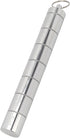 Masyrt 7 Box Stainless Steel, Box Days, Weekly Key Ring Holder Case for Supplies Pills Vitamins (Silver)