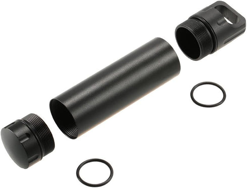 Portable Survival Waterproof Pill Container - Outdoor Capsule Seal Bottle Holder Case EDC Emergency Tool (Grey)
