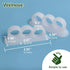 Welnove Hammer Toe Crests Straightener, 4 Pcs Gel Toe Support Pads Cushion, White