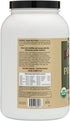 NutriBiotic Certified Organic Rice Protein Plain, 3 Pound | Low Carbohydrate Vegan Protein Powder
