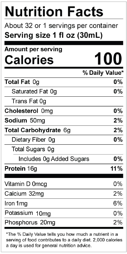 LiquaCel Concentrated Liquid Protein Packets, Variety Packs (25 Packets X 30ML)