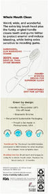 RADIUS Original Left Hand Toothbrush, Soft Bristles, Sustainable Materials (Colors May Vary)
