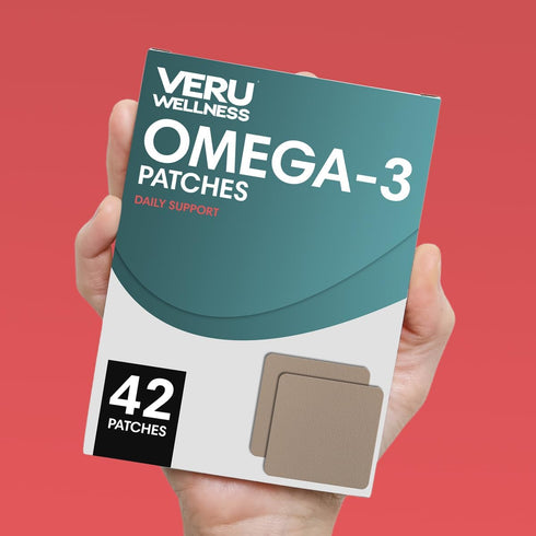 Omega-3 Plus Daily Patch, Self Adhesive Time Release Topical Patch, 42 Day Supply