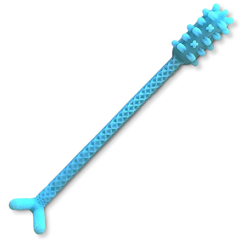 V3 Hard Plastic Denture Brush, Denture Gel Adhesive Remover, Oral Hygiene Product with Textured Grip and Rigid Bristles