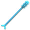 V3 Hard Plastic Denture Brush, Denture Gel Adhesive Remover, Oral Hygiene Product with Textured Grip and Rigid Bristles