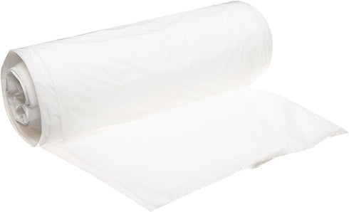 Aluf Plastics 20 - 30 Gallon Trash Bags, 30" x 36" , White (Pack of 200) - For Bathroom, Household, Office, and Lightweight Garbage - Coreless Rolls by Aluf Plastics