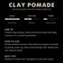 ZEUS Clay Pomade for Men - Matte Finish, Water Soluble & Extra Firm Hold Hair Styling Clay Pomade (4 oz.)