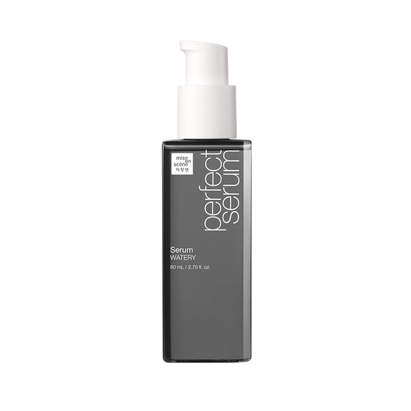 Mise En Scene Perfect Watery Serum for Hair Moisturizing, Korean Argan Oils, Hydrating Hair Essence, 2.70 fl oz