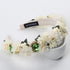 Luxury Handmade Crystal Stone Pearl Flower Headbands, Hair Accessories for Women, Wedding Hairband