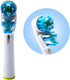 Pack 20 Double Clean Brush Heads, Compatible with Braun Oral-B Dual Clean Electric Toothbrush