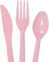 Party! 16 Forks, 16 Spoons & 16 Knives - Pink