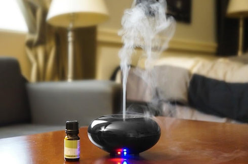 ZNERGY Black Mizu(Water) Sleek Design Essential Oil Ultrasonic Diffuser Timer LED Light Aromatherapy