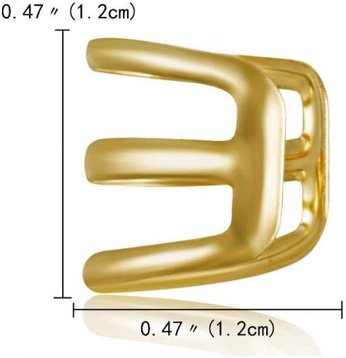 Ximimark Dreadlock Beads Set (1 Set; 15 Pcs; Dread Hair Braid Cuff Clip Adjustable Hair Rings; Gold Silver Bronze)
