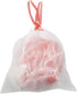 13 Gallon Drawstring Garbage Bags, Clear Trash Bags, 120 Bags