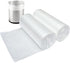 WADNGXM 3 Gallon Small Clear Bathroom Trash Bags, Office Wastebasket Liners Garbage Bags