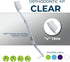 Orthodontic Kit Clear, Oral Care Set with Toothbrush, Protector Cap, Floss, Wax, Floss Threaders, Brushes with Case