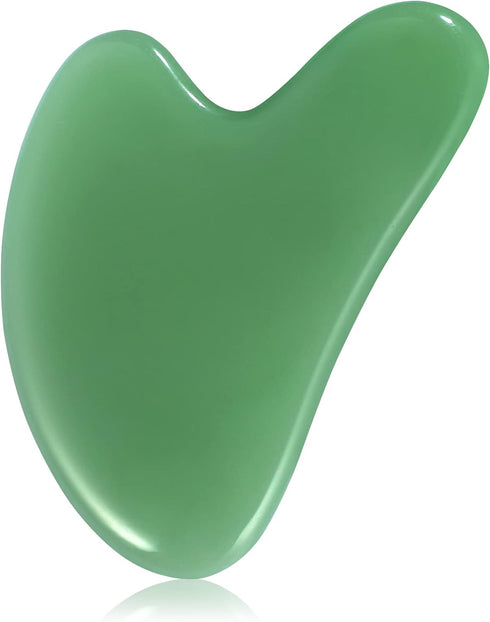rosenice Gua Sha Facial Tools, Jade Stone Manual Massage Sticks for Jawline Sculpting and Puffiness