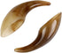 Healifty Large Ox Horn Scrapping Tube Body Massager for Neck Back Shoulder Relief Traditional Chinese Acupoint Pressure