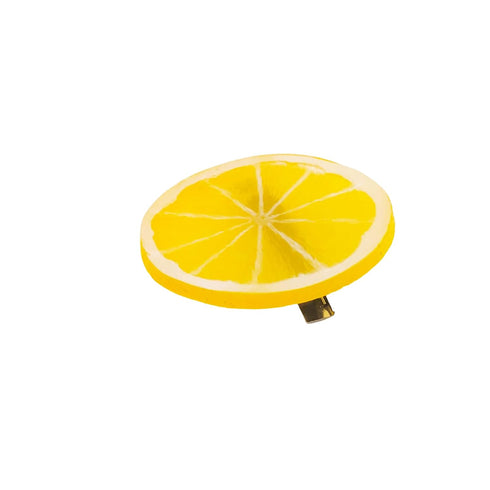 Simulation Lemon Hair Clips for Women Girls, Bangs Side Duckbill Hairpins Accessories