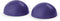 OPTP Half Balls (Pair) - No-Roll Half Ball Set for Stretching and